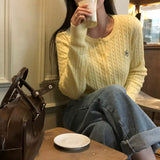 [BELLIDE MADE] 6color, memory cable round cardigan