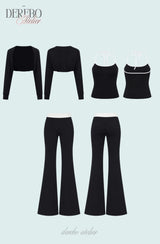 モダンシルエットトレーニングセット (TOP+PANTS)