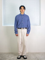 26ss Modern loosefit One pocket Check shirts 2color