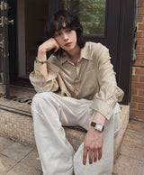 Sells Seersucker Stripe Shirt