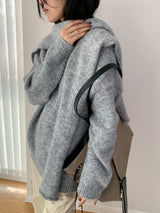 コレクションウールレイヤードVネックニット