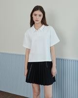 ロゴピケポロシャツ [WHITE]