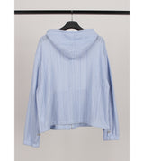 MESH KNIT HOOD ZIP-UP