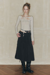 MOONFLOWER SKIRT black
