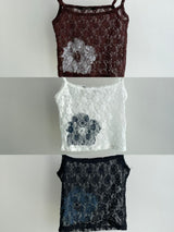 lace flower sleeve