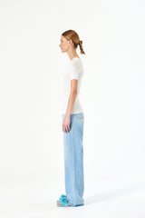 ONE OFF SHOULDER HALF KNIT