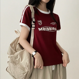 リッパートラックラインカラー半袖Tシャツ
