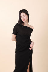 シースルーリボントップス Black