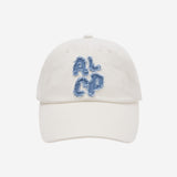 ALCP アップリケウォッシュドボールキャップ (Cream)
