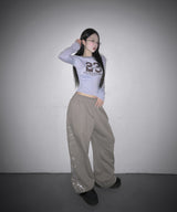 shirring number tee (4colors)