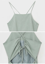 [MADE] Brisch Backstring Mini Dress
