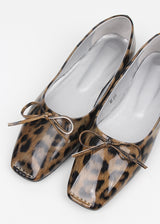 LEOPARD FLAT SHOES