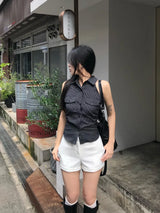 Ditto Roll-Up Half Slacks Shorts