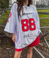 88 スポーティーメタルジャージ半袖Tシャツ