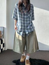 Pre Rivet Pocket Nylon Bermuda Shorts 3color