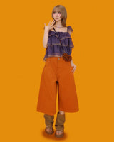 tok!tok! orange bermuda pants