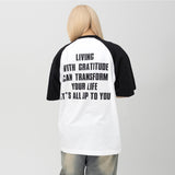 エグザンプルアップトゥーユーラグラン半袖Tシャツ