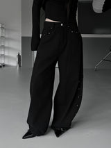 studded balloon wide pants (2color)