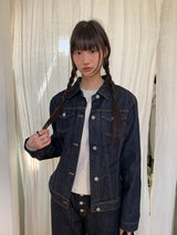 ホパンノンフェードポケットローデニムジャケット