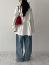 403 Catbrush Wide Denim Pants