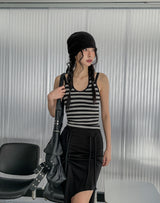 Molly Stripe Halter Sleeveless