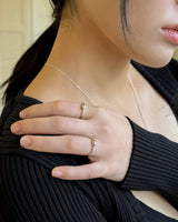 No matter heart ring (silver) *1PCS