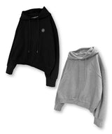 Dasiy Embroider Symbol Logo Hoodie_Black