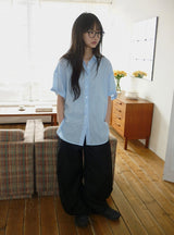 [unisex] Kento One-Tuck Balloon Wide Slacks
