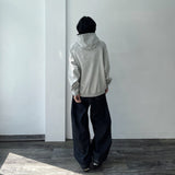 Linear Stitch Wide Denim