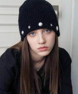 FROST BUTTON BEANIE