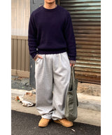 Crop saddle knit