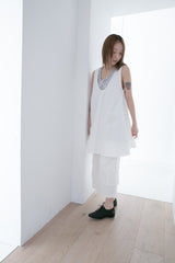 dot back knot sleeveless top(2colors)