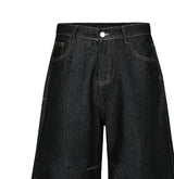 Riddle Stitch Bermuda Denim Pants