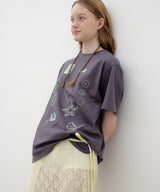 Floral Lace Layered Skirt - Lemon