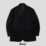 Line wool loose fit blazer