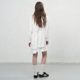 ダブルフレアストリングワンピース [WHITE]