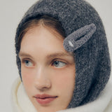 BOUCLE SIDE HAIR PIN (GRAY)
