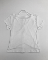デュアルレイヤー ボタン Tシャツ(4color)