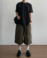 Punch Eyelet Bermuda Pants