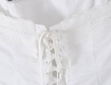 Elora Lace Halter Corset Top
