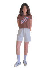 (W)スケートボードリンガーTシャツ