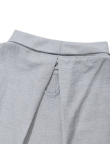 ハイネック フリル スリーブレス(LIGHT GREY)