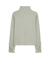 Mock Neck Tee / Mint Grey