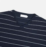 Hina Stripe V-neck Knit