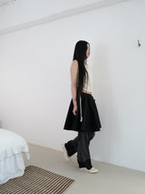 CHECK LACE PANTS (BLACK)