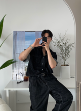 【Setup】Aiden Solid Linen Denim Setup