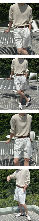 [S/S] バイオピンタックバミューダパンツ
