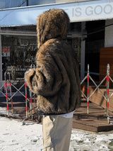 リバーシブルレザーファージャケット