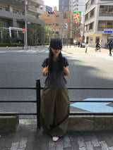 ワイドコットンパンツ