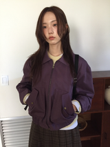 Cinched Button Blouson (2coolor)